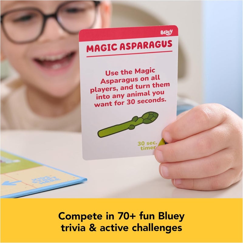 Spin Master Games , Bluey Beat The Parents, Head-to-Head Trivia & Fun Family Game Night Challenges, Easy Play, Bluey Toys, Kids & Family, 2-6 Players, for Ages 5 & Up - Image 5
